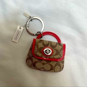 Coach Bag Keychain 🧡